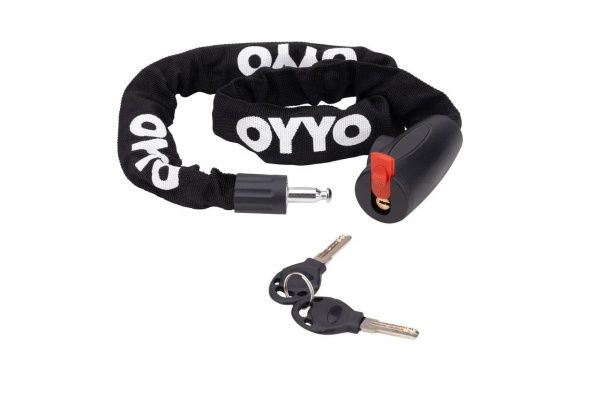 Велозамок OYYO CN01, 6 х 900 мм. (Черный)